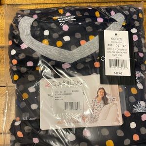 Cuddle duds fleece pajamas